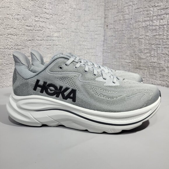 Hoka One One Clifton 10 Men's Size 8.5D Galactic Grey Running Shoes 1162032 GYST - Picture 1 of 10